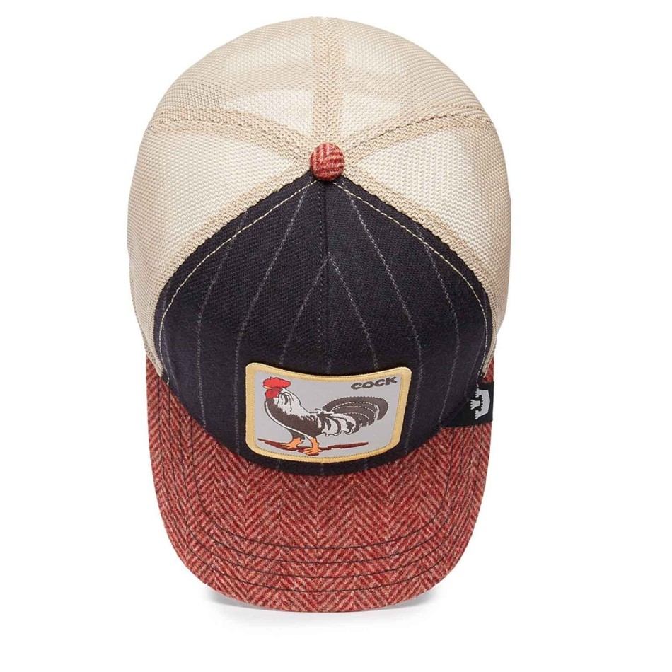 Casquette Trucker Luxury MOON ROOSTER - Coq (Casquettes) Goorin Bros chez FrenchMarket