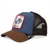 Casquette Trucker Coq "The Big Strut" Denim Suede (Casquettes) Goorin Bros chez FrenchMarket