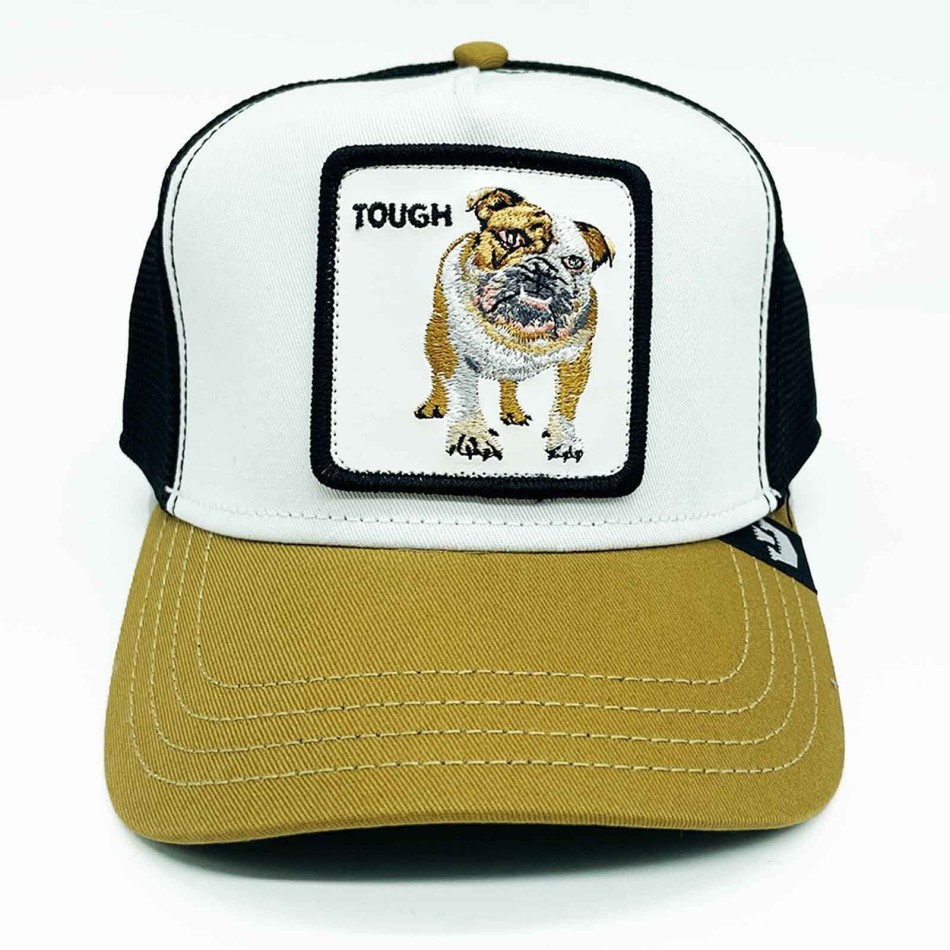 Pet Trucker Premium Bulldog V2 "TOUGH" (Caps) Goorin Bros chez FrenchMarket