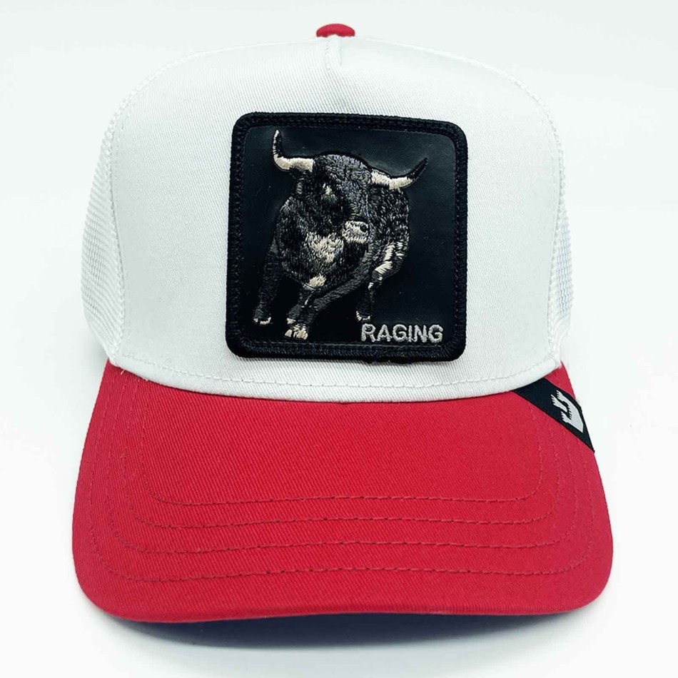 Trucker Premium V2 "RAGING BULL" cap (Caps) Goorin Bros on FrenchMarket