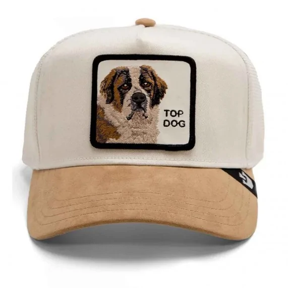 De Suede St. Bernard "TOP DOG" Trucker Cap (Caps) Goorin Bros chez FrenchMarket