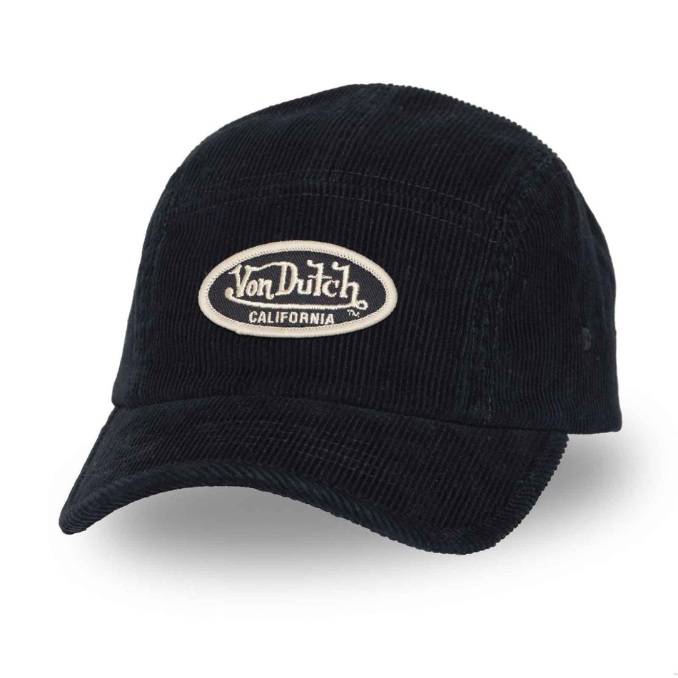 Cappello da baseball a coste in velluto "5 pannelli (Cappellino) Von Dutch chez FrenchMarket