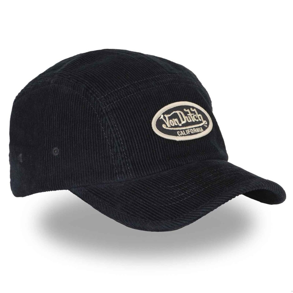 Velvet Ribbed Baseball Cap "5 Panels (Caps) Von Dutch on FrenchMarket