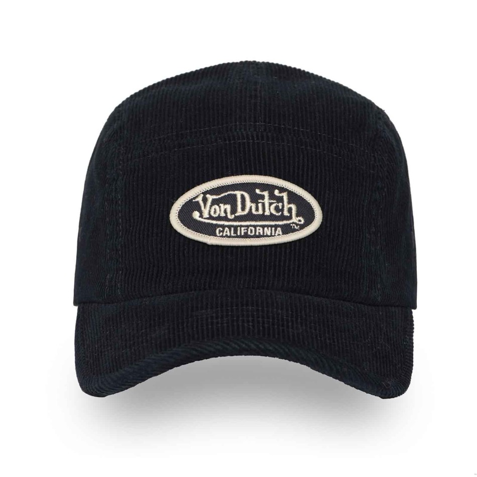 Velvet Ribbed Baseball Cap "5 Panels (Caps) Von Dutch on FrenchMarket