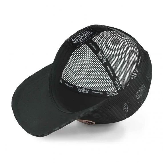 AOP Trucker Cap aus Kunstpelz mit "Leopard"-Glanzeffekt (Kappen) Von Dutch auf FrenchMarket