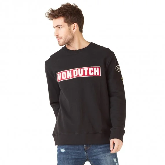 Sudadera con logotipo negro de Clint (Suéteres) Von Dutch chez FrenchMarket
