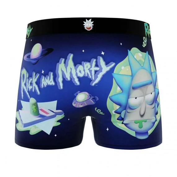 Rick and Morty herenboxershort van microvezel (Herenboxershorts) Freegun chez FrenchMarket