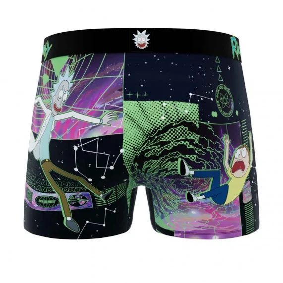 Rick and Morty herenboxershort van microvezel (Herenboxershorts) Freegun chez FrenchMarket