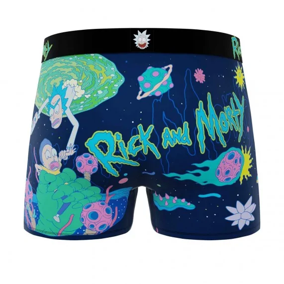 Rick and Morty herenboxershort van microvezel (Herenboxershorts) Freegun chez FrenchMarket