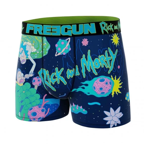 Rick and Morty herenboxershort van microvezel (Herenboxershorts) Freegun chez FrenchMarket