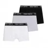 Juego de 3 boxers de algodón para hombre "White Grey Black (Calzoncillos para hombre) Teddy Smith chez FrenchMarket