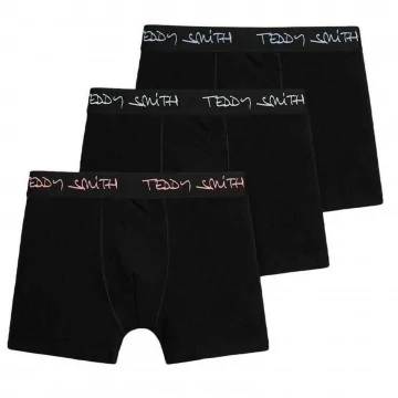 Set di 3 boxer in cotone con logo Blacky da uomo (Boxer da uomo) Teddy Smith chez FrenchMarket