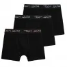 Set van 3 herenboxershorts in zwart katoen met logo (Herenboxershorts) Teddy Smith chez FrenchMarket