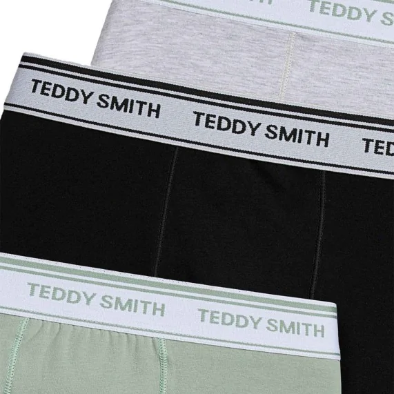 Lote de 3 bóxers de algodón "caqui" para hombre (Calzoncillos para hombre) Teddy Smith chez FrenchMarket