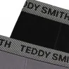 Lot de 2 Boxers Homme Coton "Blacky Logo" (Boxer da uomo) Teddy Smith chez FrenchMarket