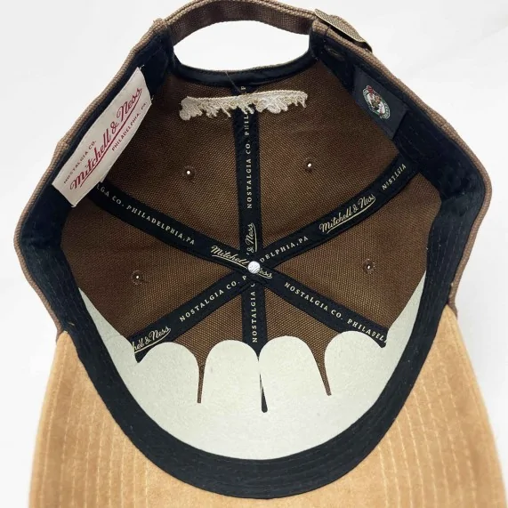 Boston Celtics "Lux Chain Strapback" NBA Cap (NBA-pet) Mitchell & Ness chez FrenchMarket