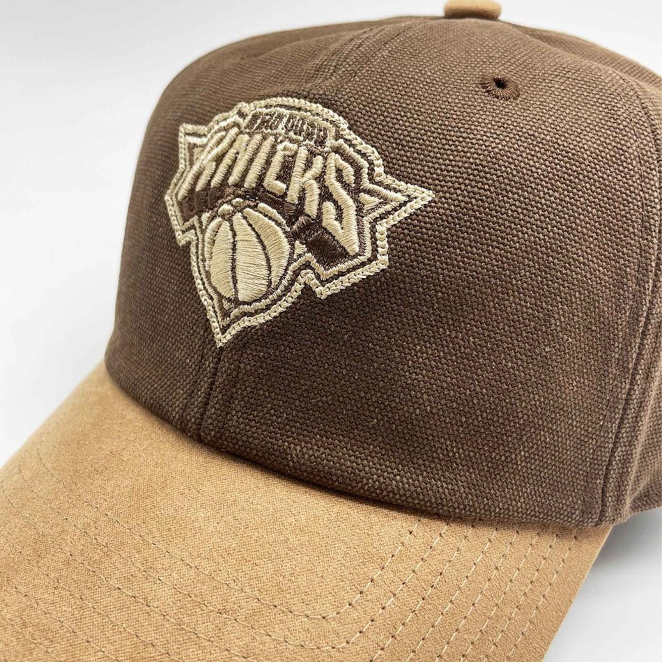 NBA New York Knicks "Lux Chain Strapback" Kappe (NBA-Kappe) Mitchell & Ness auf FrenchMarket