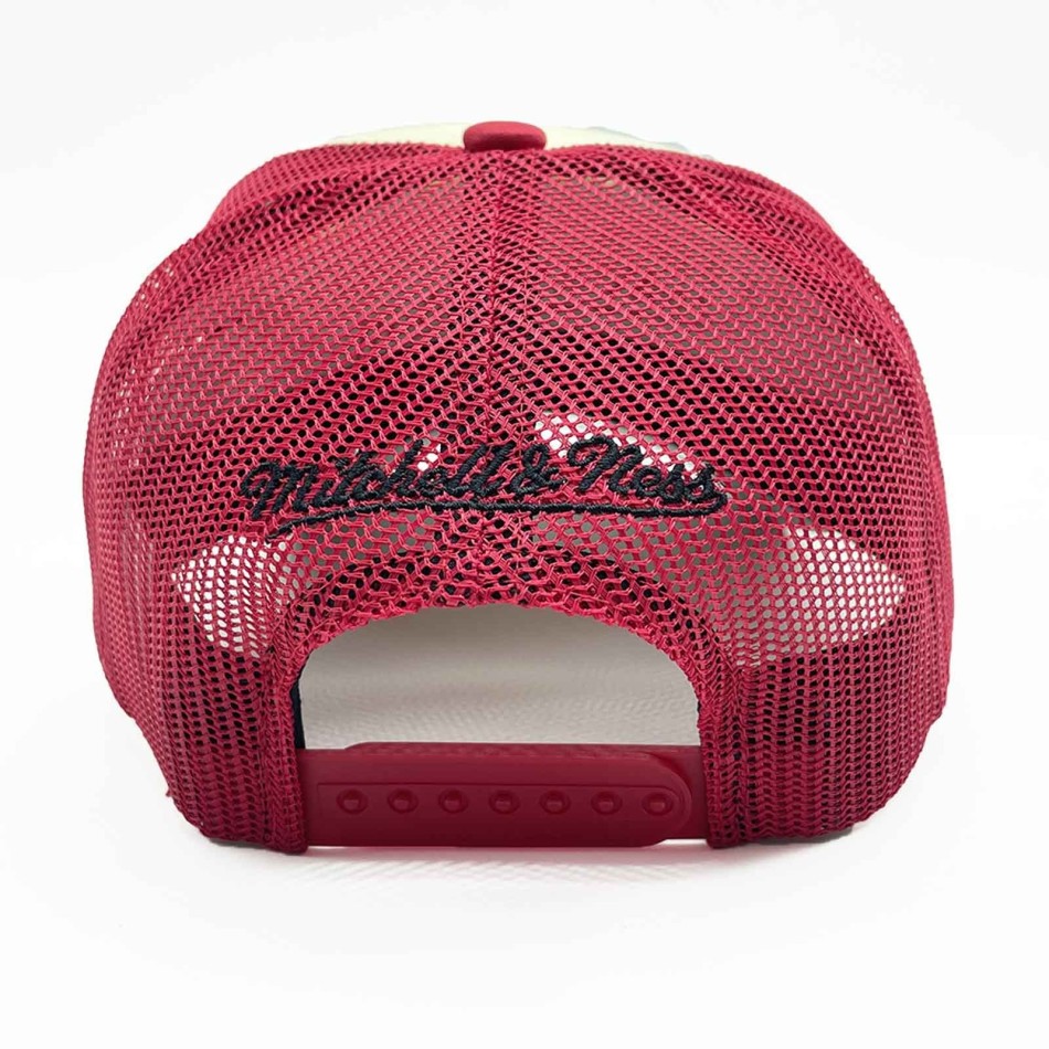 Chicago Bulls Vintage Block Trucker Cap - Mitchell & Ness (Foam/Snapback)