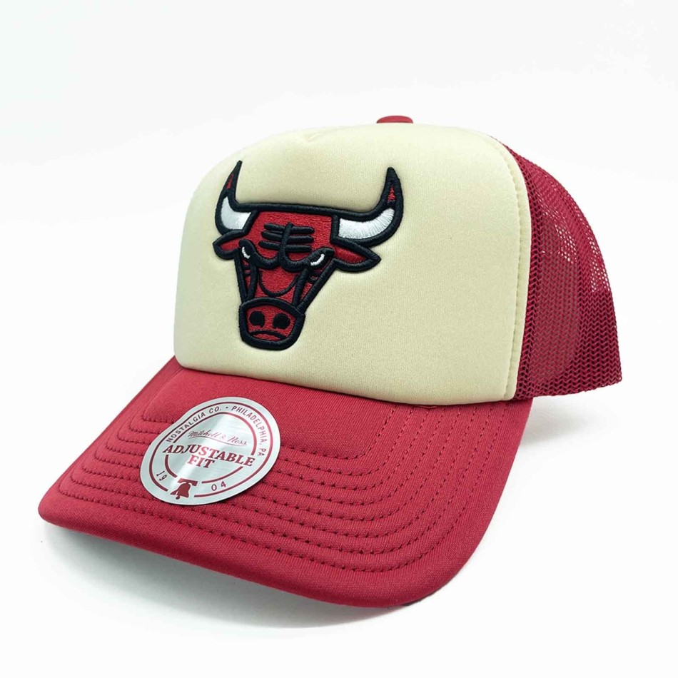 Chicago Bulls Vintage Block Trucker keps - Mitchell & Ness (Foam/Snapback)