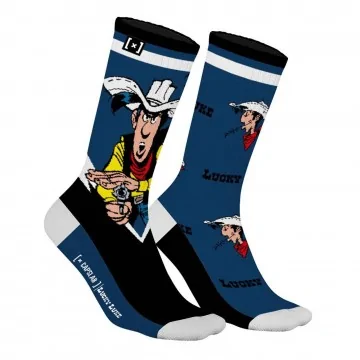 Lucky Luke" tennissokken (Sportsokken) Capslab chez FrenchMarket