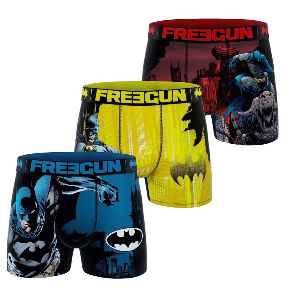 3er-Pack Boxershorts Jungen DC Comics Justice League (Boy's Boxershorts Pack) Freegun auf FrenchMarket