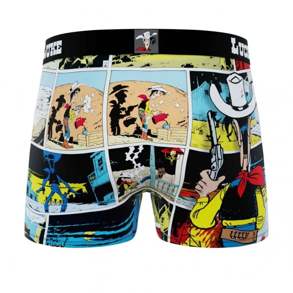 Boxer Mann Mikrofaser "Lucky Luke" (Boxershorts Mann) Freegun auf FrenchMarket