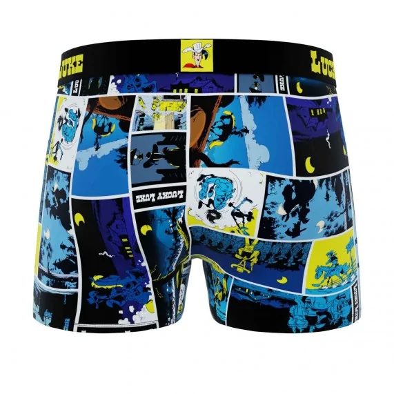 Boxer Homme Microfibre "Lucky Luke" (Boxers Homme) Freegun chez FrenchMarket
