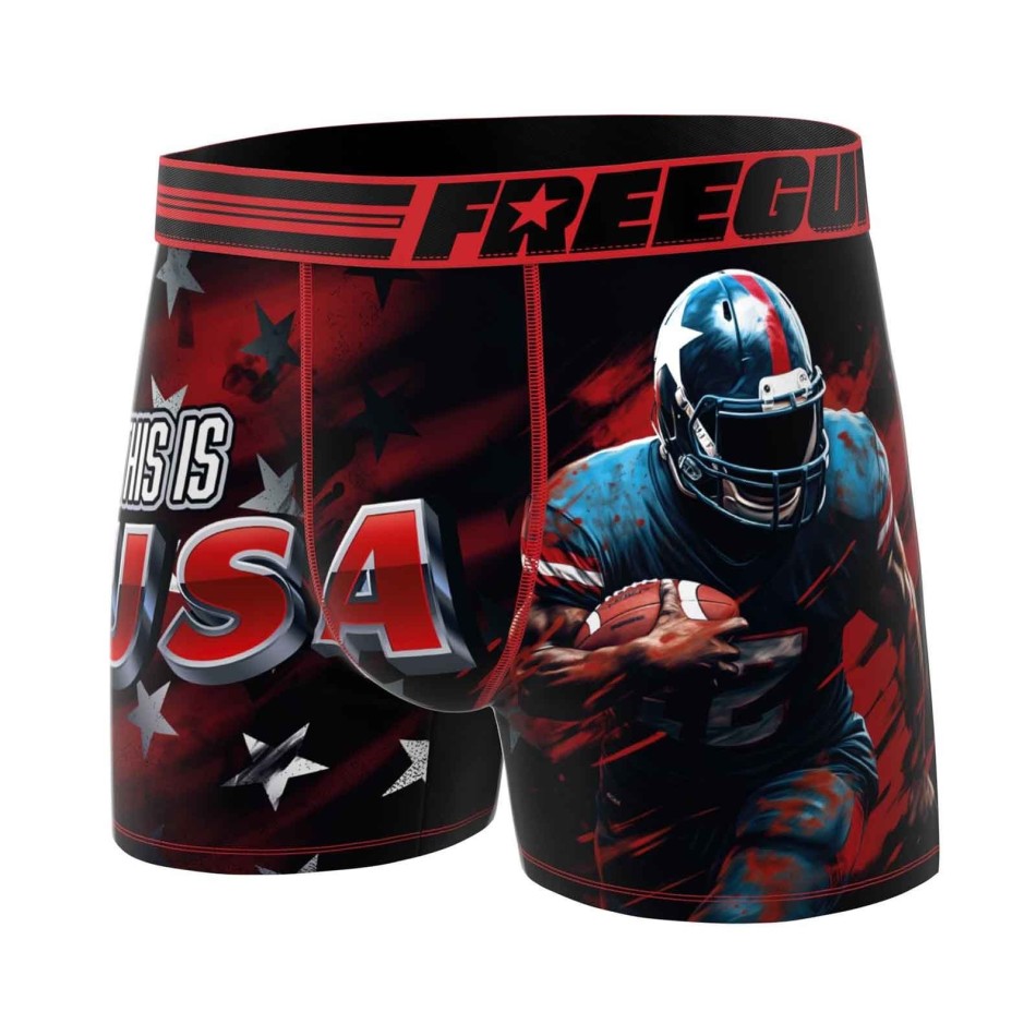 FREEGUN 6 Pack of Extreme Sport Boxers for Men