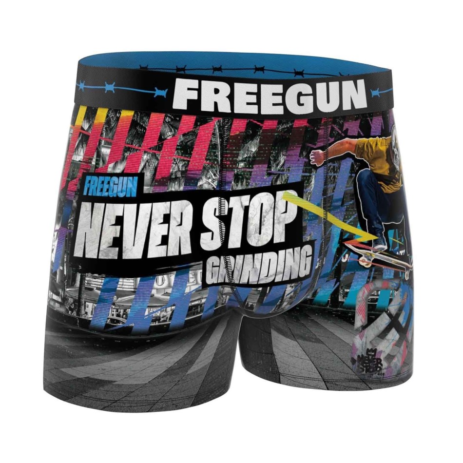 FREEGUN 6 Pack of Extreme Sport Boxers for Men