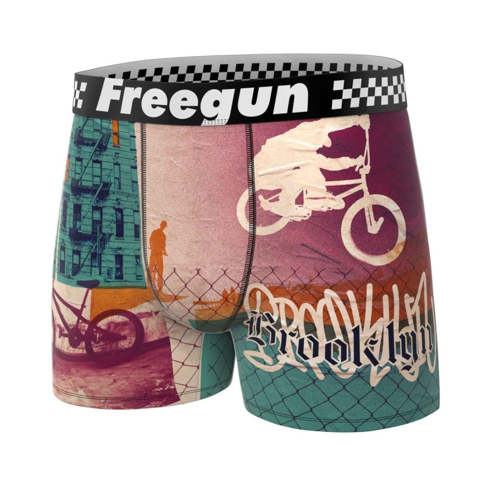 FREEGUN 6 Pack of Extreme Sport Boxers for Men