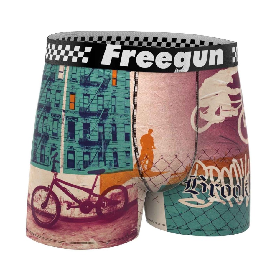 Set di 6 boxer sportivi estremi da uomo (Boxer da uomo) Freegun chez FrenchMarket