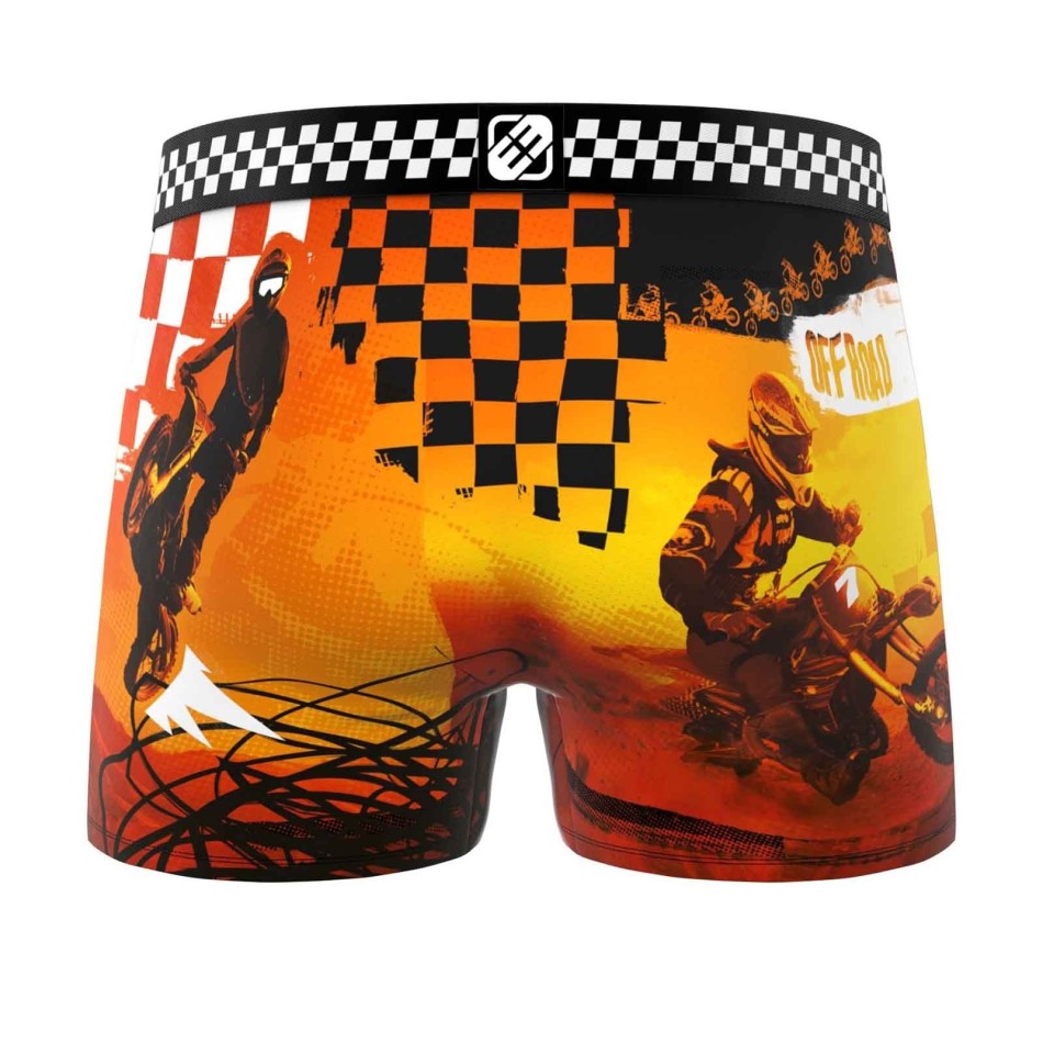 Boxer Homme Microfibre "Sport Moto" (Boxers Homme) Freegun chez FrenchMarket