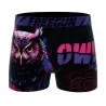 Boxer Mann Mikrofaser Eule "Owl" (Boxershorts Mann) Freegun auf FrenchMarket