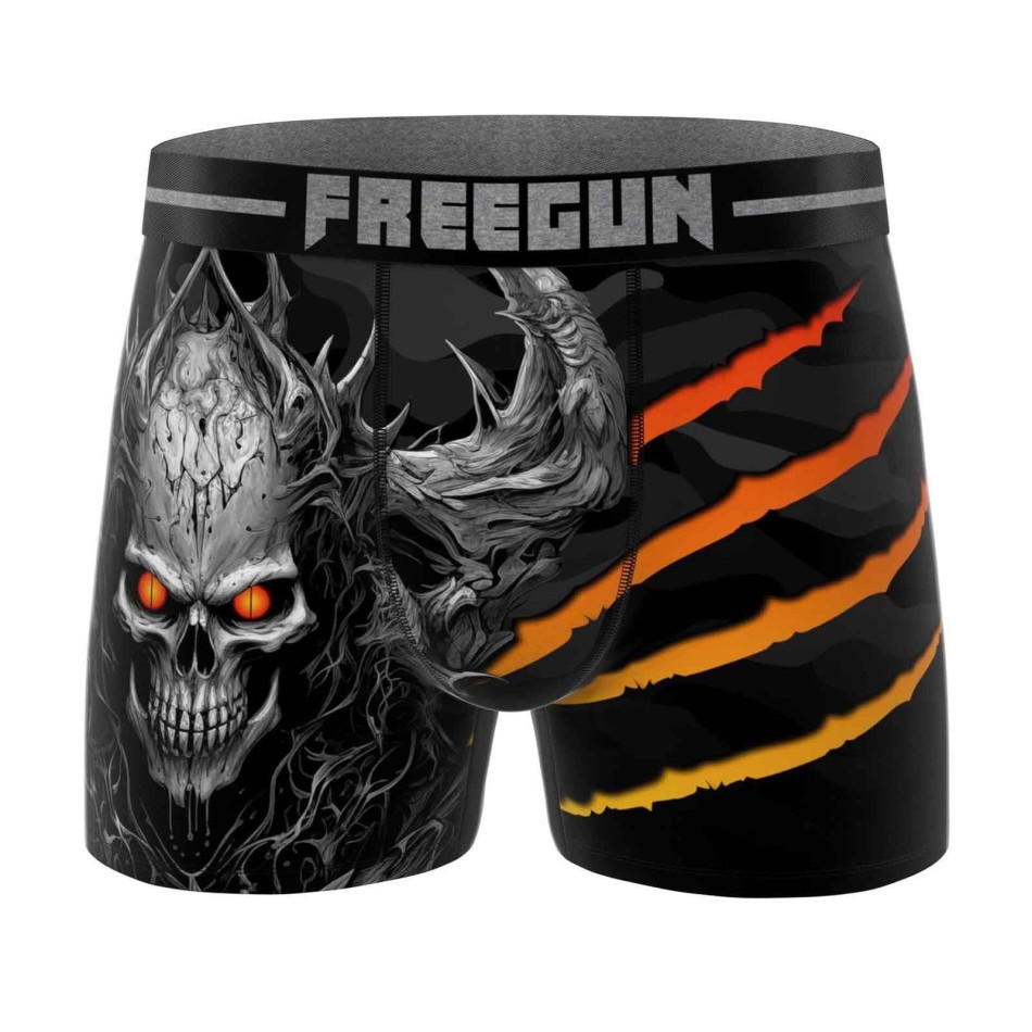 Schedel en gekruiste botten Boxer (Herenboxershorts) Freegun chez FrenchMarket