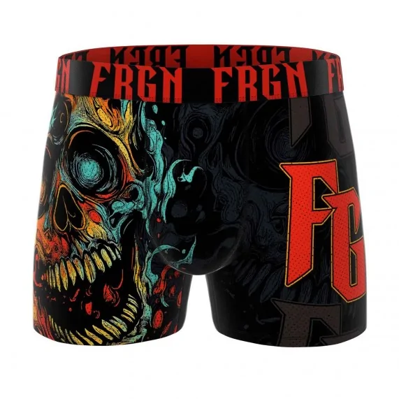 Boxer Homme Microfibre "Skull Tête de Mort" (Boxers Homme) Freegun chez FrenchMarket
