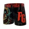 Boxer Homme Microfibre "Skull Tête de Mort" (Boxers Homme) Freegun chez FrenchMarket