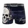Boxer Homme Microfibre "Skull Tête de Mort" (Boxers Homme) Freegun chez FrenchMarket