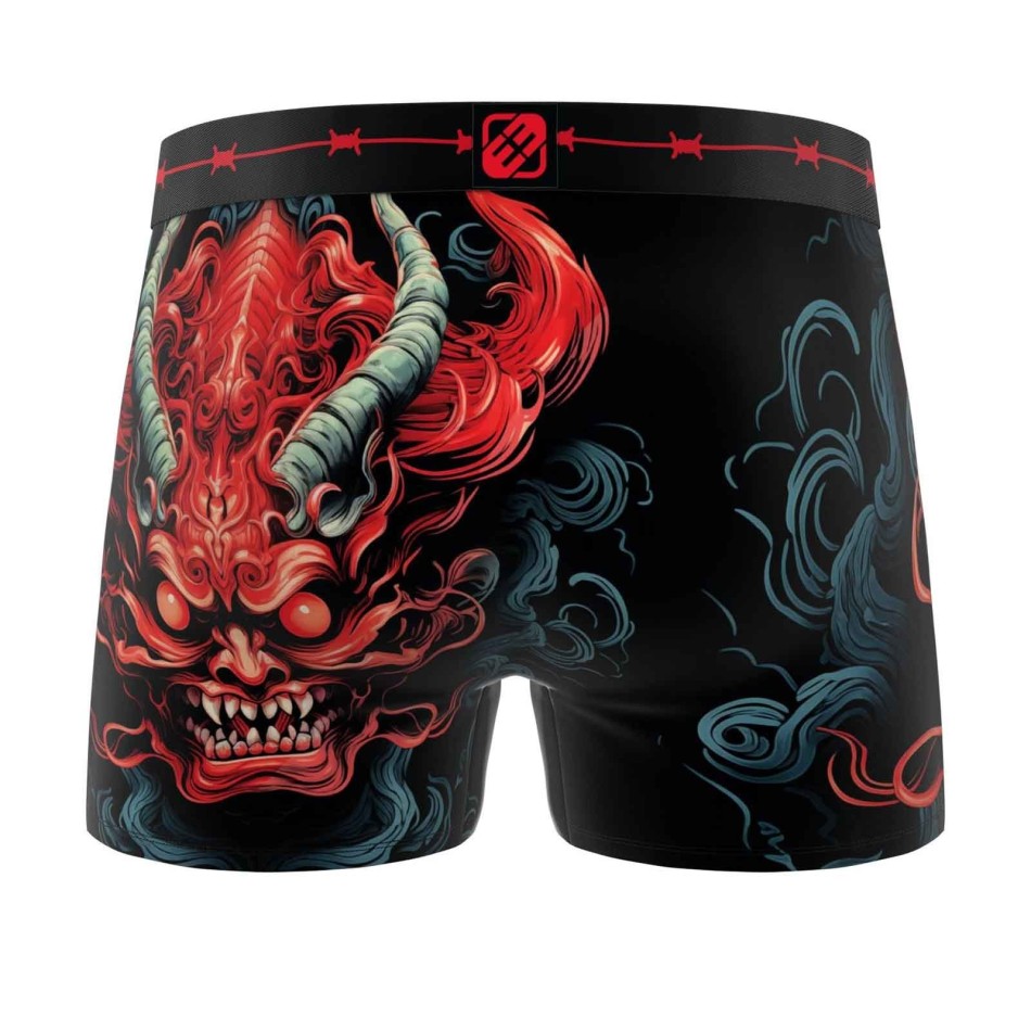 Men's boxer shorts Freegun Microfiber - ONI Samurai Mask