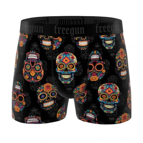 Boxer da uomo in microfibra "Dia de la Muerte (Boxer da uomo) Freegun chez FrenchMarket