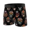 Boxer Homme Microfibre "Dia de la Muerte" (Boxers Homme) Freegun chez FrenchMarket