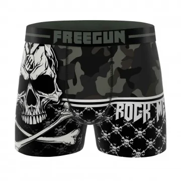 Rock n Roll" Men's Microfiber Boxer Briefs (Men's boxer shorts) Freegun on FrenchMarket