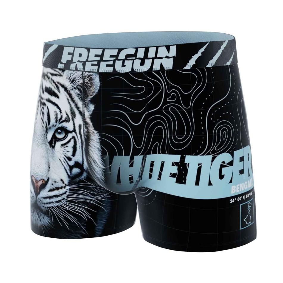 Tiger" Heren Microvezel Boxershort (Herenboxershorts) Freegun chez FrenchMarket