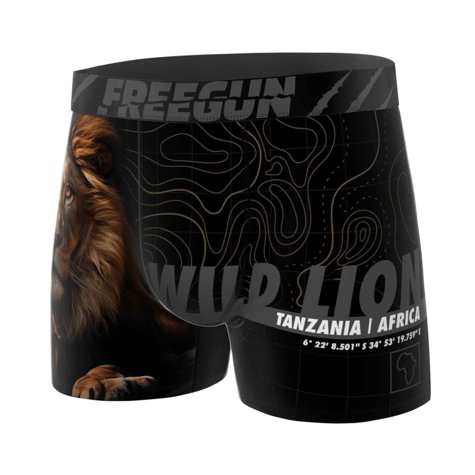 Boxer Homme Microfibre "Lion"