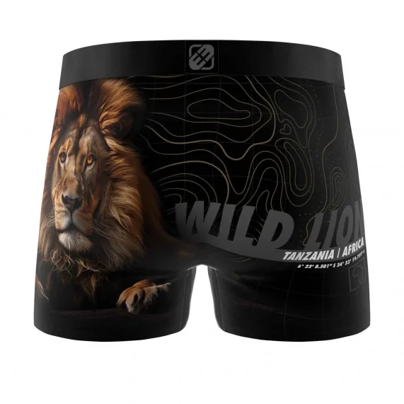 Boxer Mann Mikrofaser "Lion" (Boxershorts Mann) Freegun auf FrenchMarket