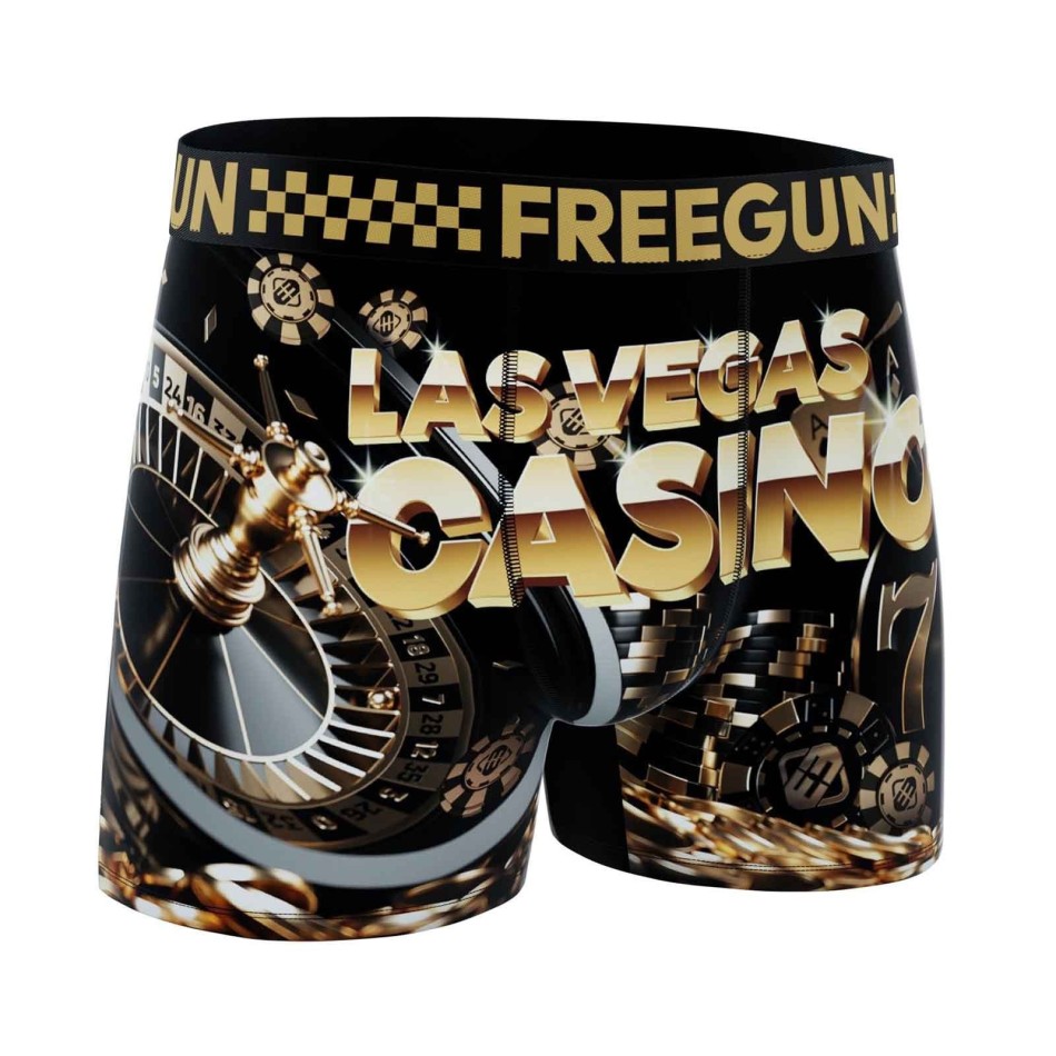 FREEGUN Colección de Boxers para Hombre Las Vegas (Calzoncillos para hombre) Freegun chez FrenchMarket