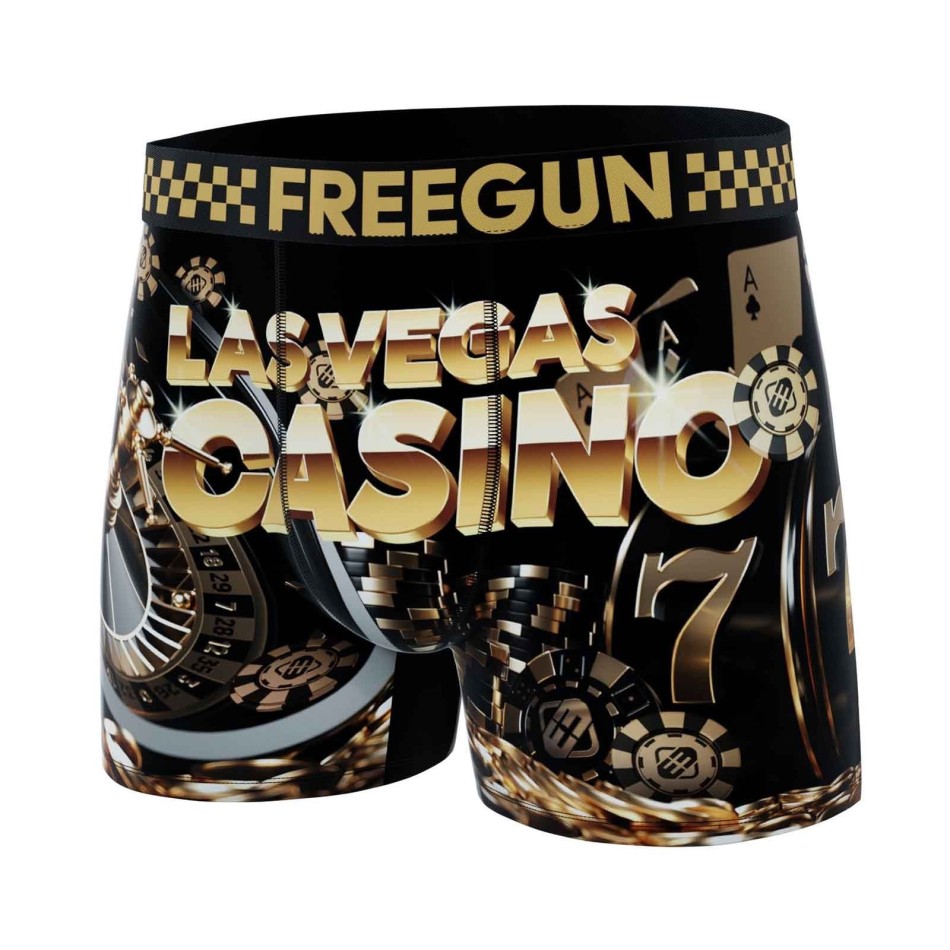 FREEGUN Colección de Boxers para Hombre Las Vegas (Calzoncillos para hombre) Freegun chez FrenchMarket