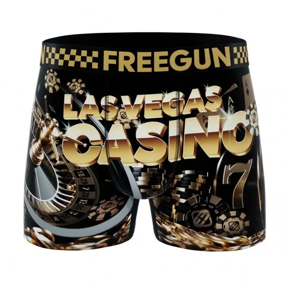 Boxer Homme Microfibre Collection Las Vegas (Boxers Homme) Freegun chez FrenchMarket