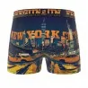 Boxer Homme Microfibre "NYC Taxi Yellow" (Boxers Homme) Freegun chez FrenchMarket