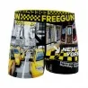 Boxer Homme Microfibre "NYC Taxi Yellow" (Boxers Homme) Freegun chez FrenchMarket