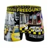 Boxer Homme Microfibre "NYC Taxi Yellow" (Boxers Homme) Freegun chez FrenchMarket